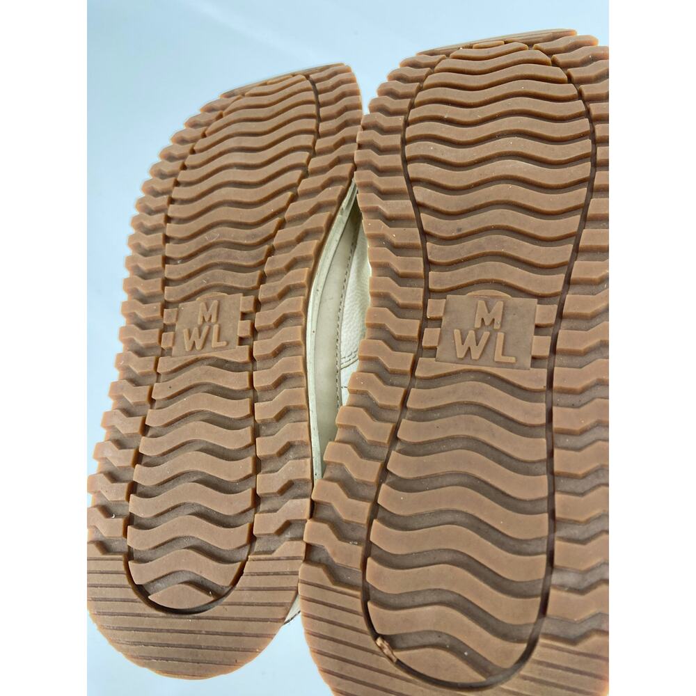 Madewell Kickoff Trainer women 7.5 Neutral Colorblock Leather laceup Sneakers - Picture 6 of 9